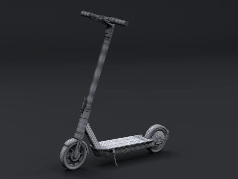 Electric Kick Scooter 3D Model