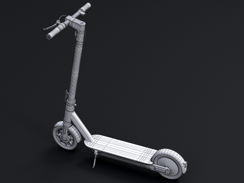 Elektrische scooter 3D Model