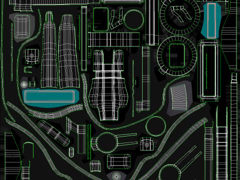 Elektrische scooter 3D Model