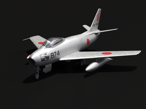 F-86 Sciabola JASDF Modello 3D