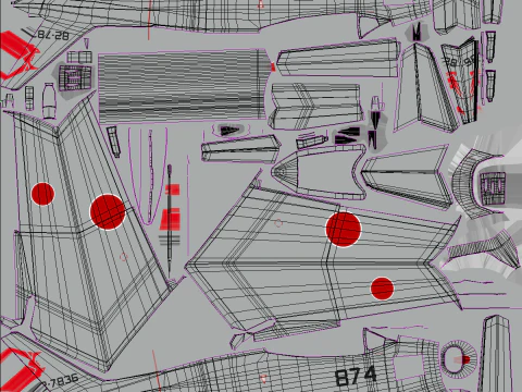 F-86 세이버 항공자위대 3D 모델