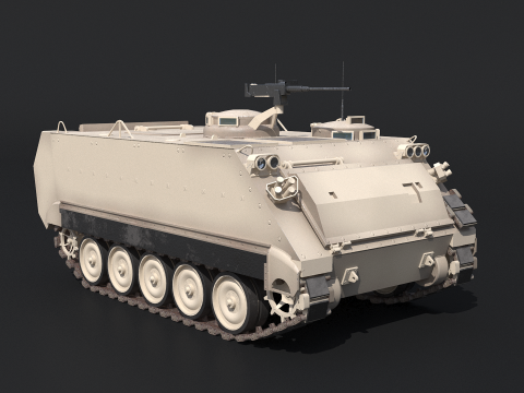 Kamuflaż piaskowy M113A3 Model 3D