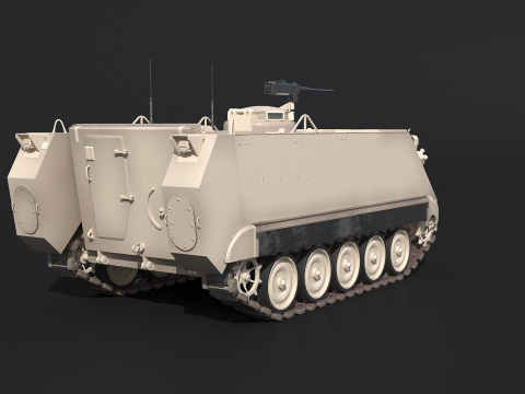 M113A3 Sandtarn 3D Modell