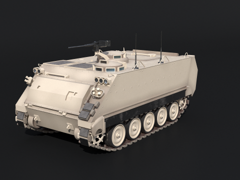 M113A3 Sandtarn 3D Modell