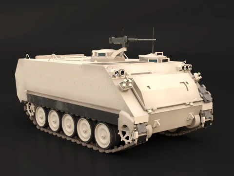 M113A3 Sand Camo 3D Model
