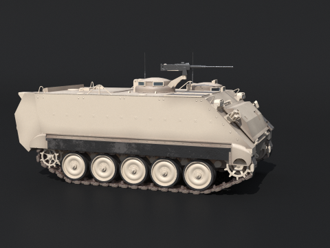 M113A3 Sandtarn 3D Modell