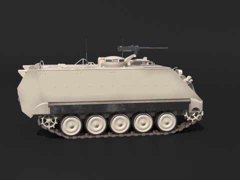 M113A3 Sandtarn 3D Modell