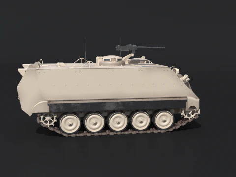 M113A3 Sand Camo 3D Model