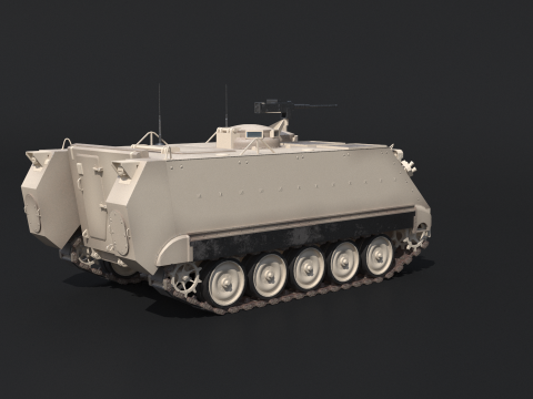 M113A3 Sandtarn 3D Modell