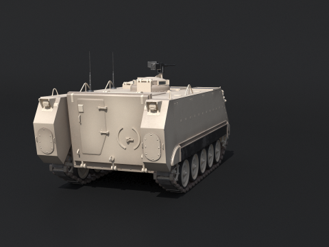 M113A3 Sandtarn 3D Modell