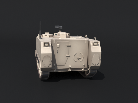 M113A3 Sandtarn 3D Modell