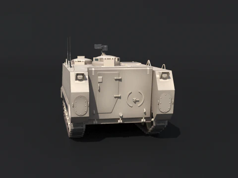 M113A3 Sand Camo 3D Model