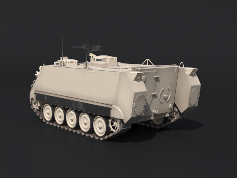 M113A3 Sandtarn 3D Modell