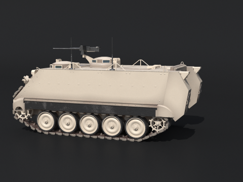 M113A3 Sandtarn 3D Modell