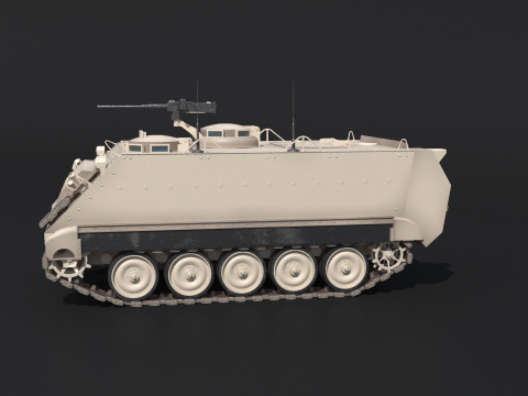 M113A3 Sandtarn 3D Modell