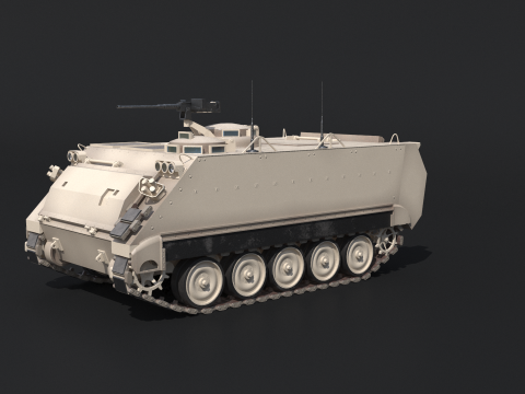 M113A3 Sandtarn 3D Modell