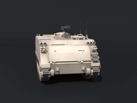M113A3 Sandtarn 3D Modell
