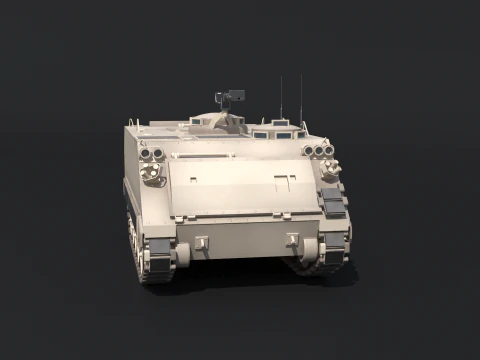 M113A3 Sand Camo 3D Model