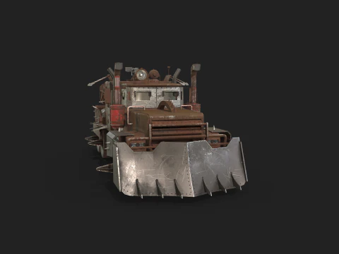 Camion post apocalisse Modello 3D