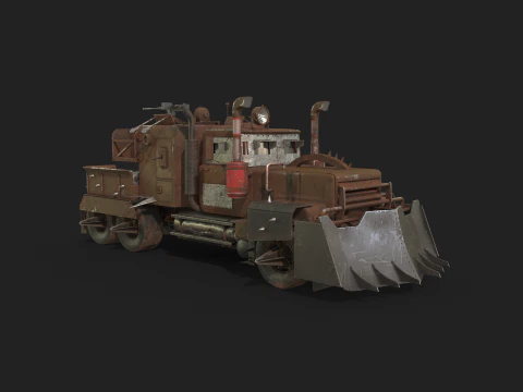 Camion post apocalisse Modello 3D