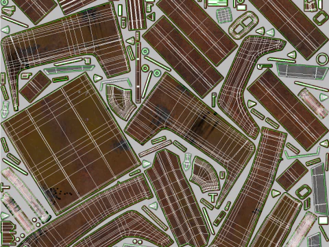 Camion post apocalisse Modello 3D