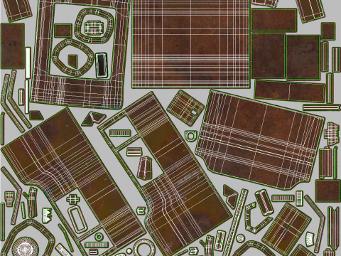 Camion post apocalisse Modello 3D