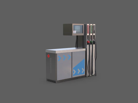 Pompa di benzina Modello 3D