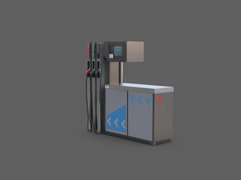 Pompa di benzina Modello 3D
