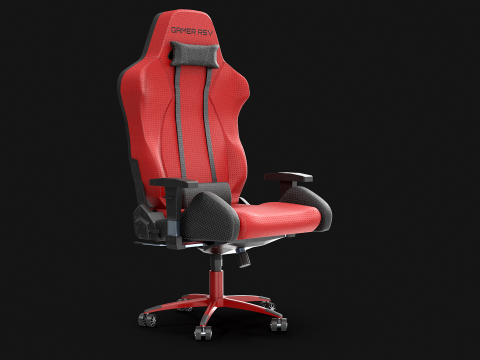 Rode gamingstoel 3D Model