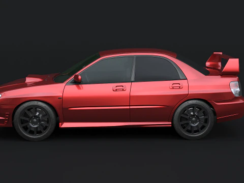 Subaru Impreza WRX Occhio di Falco 06-07 Modello 3D
