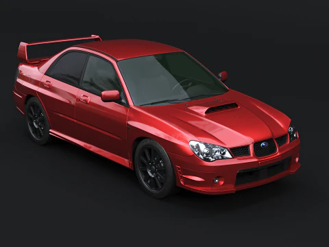 Subaru Impreza WRX Occhio di Falco 06-07 Modello 3D