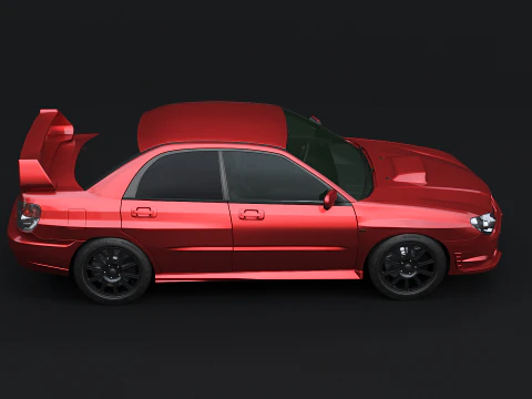 Subaru Impreza WRX Occhio di Falco 06-07 Modello 3D