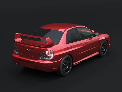 Subaru Impreza WRX Occhio di Falco 06-07 Modello 3D