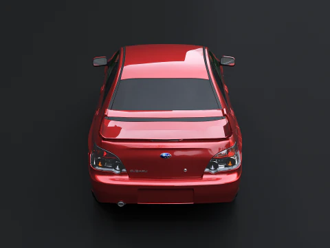 Subaru Impreza WRX Occhio di Falco 06-07 Modello 3D