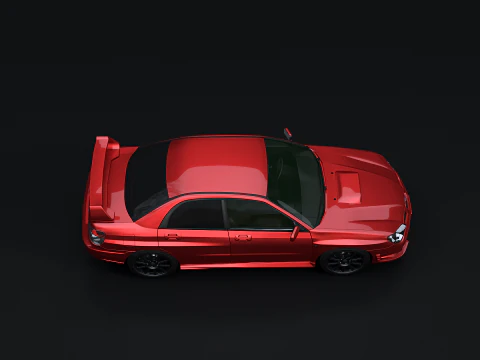 Subaru Impreza WRX Occhio di Falco 06-07 Modello 3D