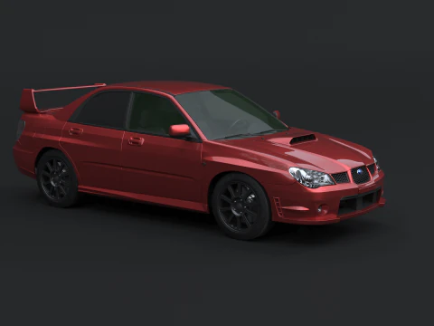 Subaru Impreza WRX Occhio di Falco 06-07 Modello 3D
