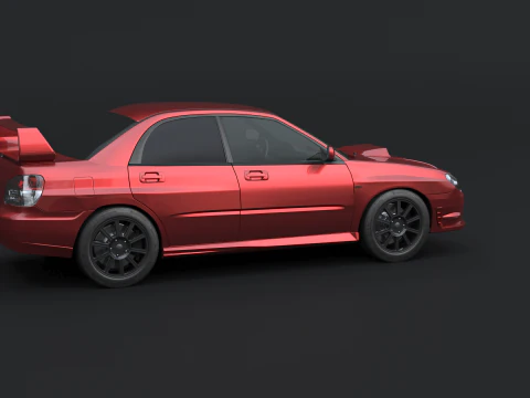 Subaru Impreza WRX Occhio di Falco 06-07 Modello 3D