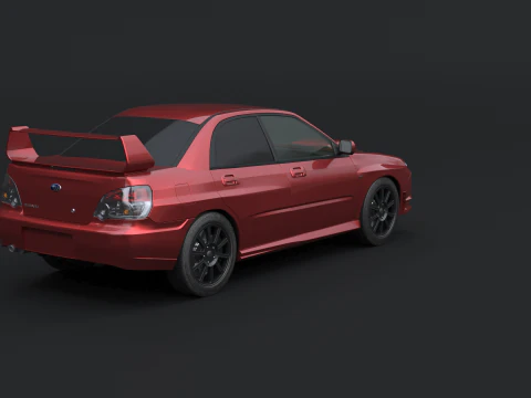 Subaru Impreza WRX Occhio di Falco 06-07 Modello 3D