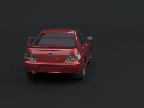 Subaru Impreza WRX Occhio di Falco 06-07 Modello 3D