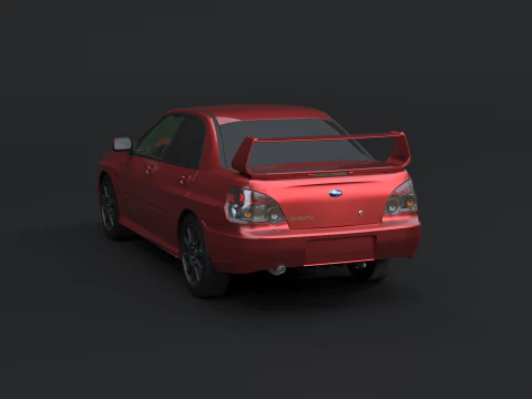 Subaru Impreza WRX Occhio di Falco 06-07 Modello 3D
