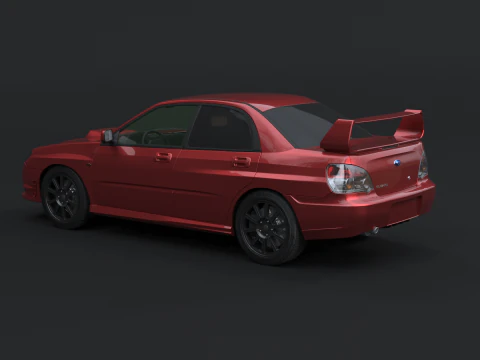 Subaru Impreza WRX Occhio di Falco 06-07 Modello 3D