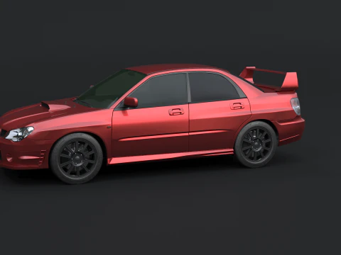 Subaru Impreza WRX Occhio di Falco 06-07 Modello 3D