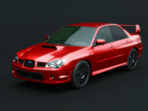 Subaru Impreza WRX Occhio di Falco 06-07 Modello 3D