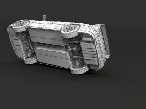 スバル インプレッサ WRX ホークアイ 06-07 3Dモデル