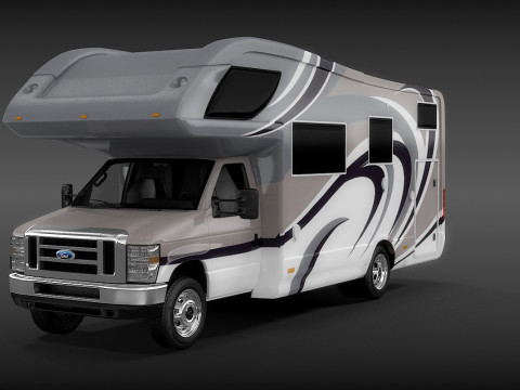 Дом на колесах серии E 3D Модель