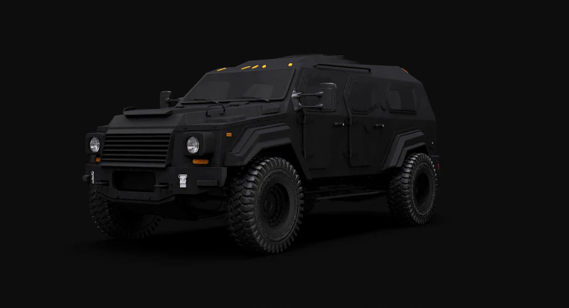 Gurkha LAPV Modello 3D .c4d .max .obj .3ds .fbx .stl .blend