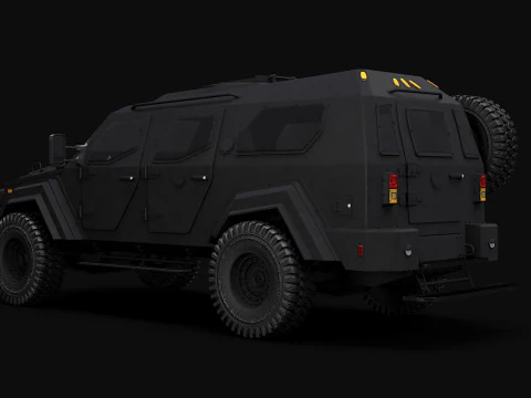 Gurkha LAPV Modello 3D