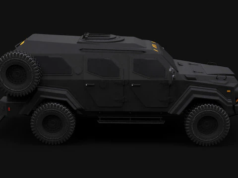 Gurkha LAPV Modello 3D