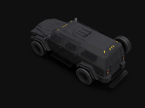 Gurkha LAPV Modello 3D