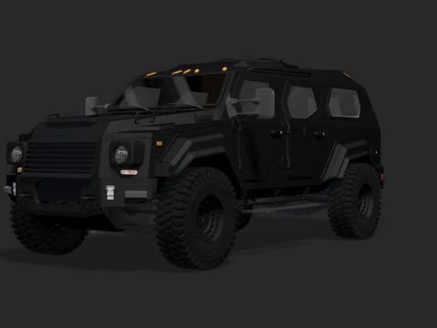 Gurkha LAPV Modello 3D
